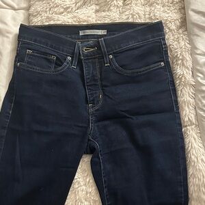 Levi's Dark Blue Shaping Bootcut jeans